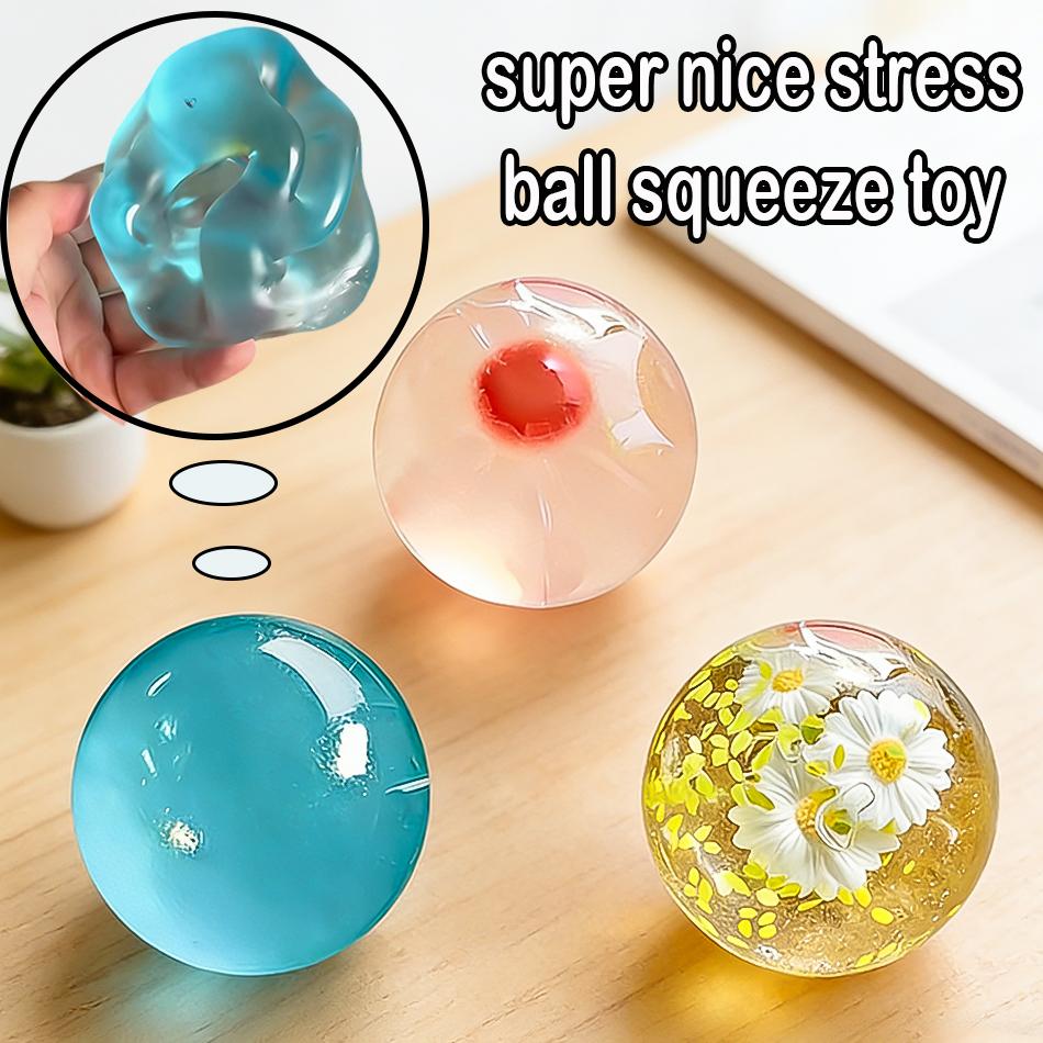 Stress Balls Cute Decompress Toys Slow Rebound Stress Relief Fidget Toys Squishy Dough Ball Gifts For Adults Festival Gift