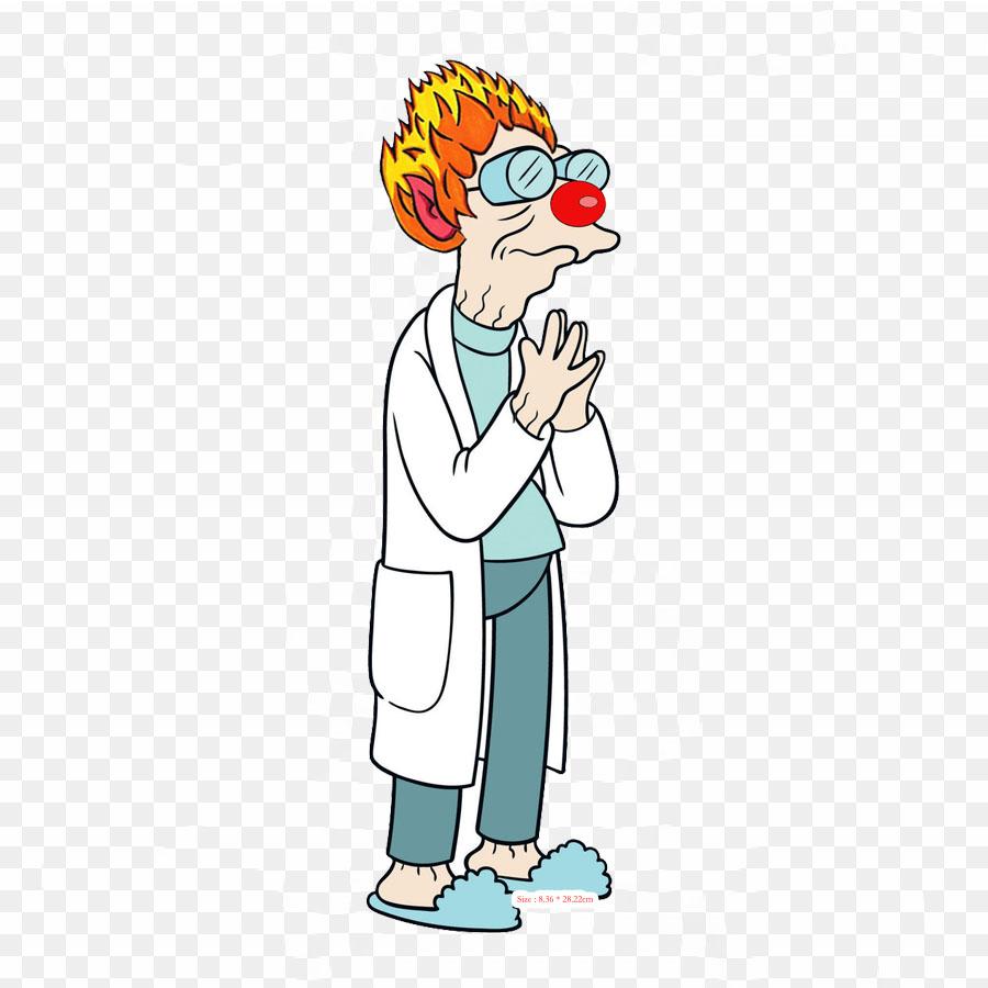 Professor Farnsworth Conrad Philip J Fry Iron On Heat Transfer Printing Vinyl Patches Sticker for Clothes DIY Appliques Washable Patches