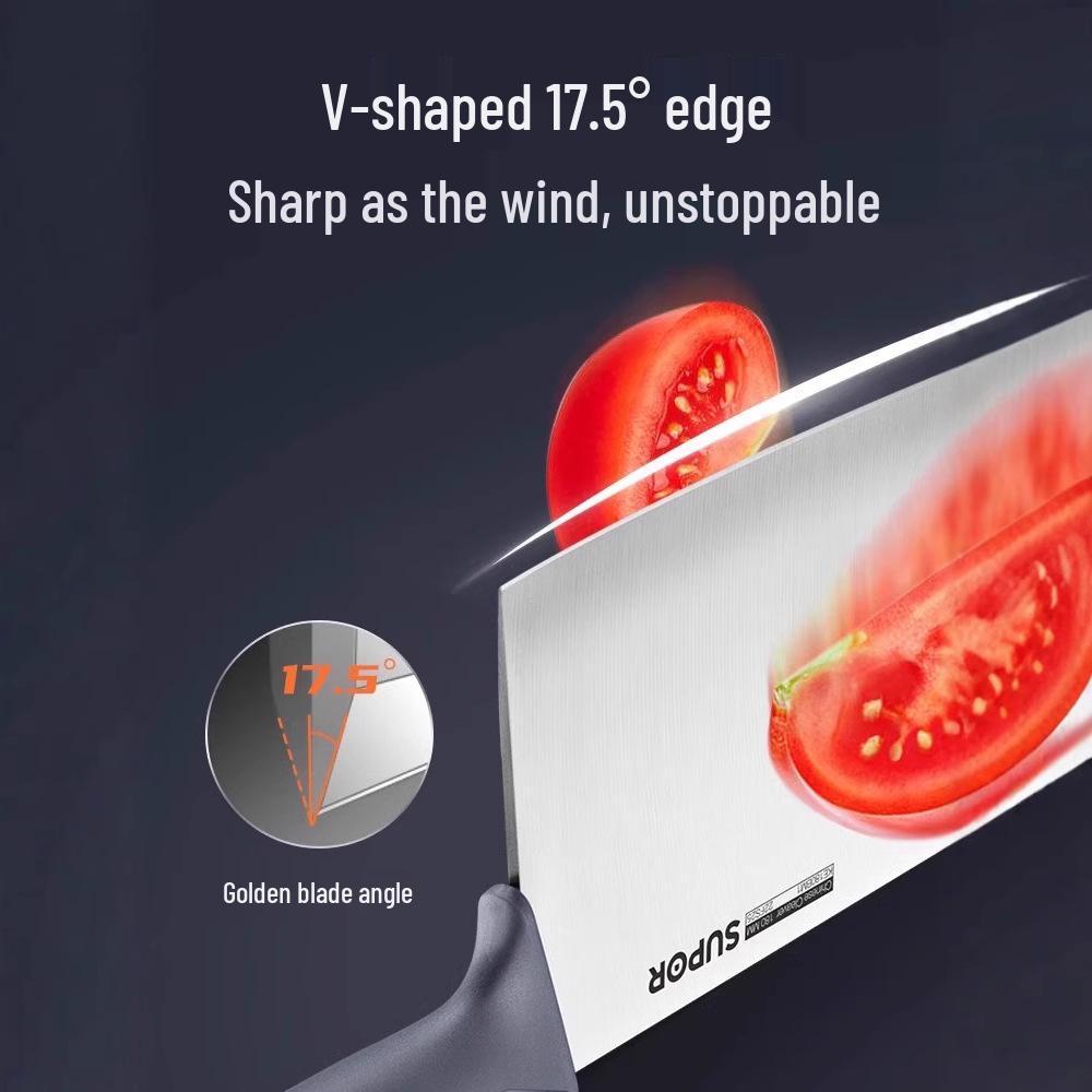 Supor KE180BM6 Lightweight Multi-Purpose Kitchen Cleaver - Slicing, Meat Cutting, Vegetable Knife