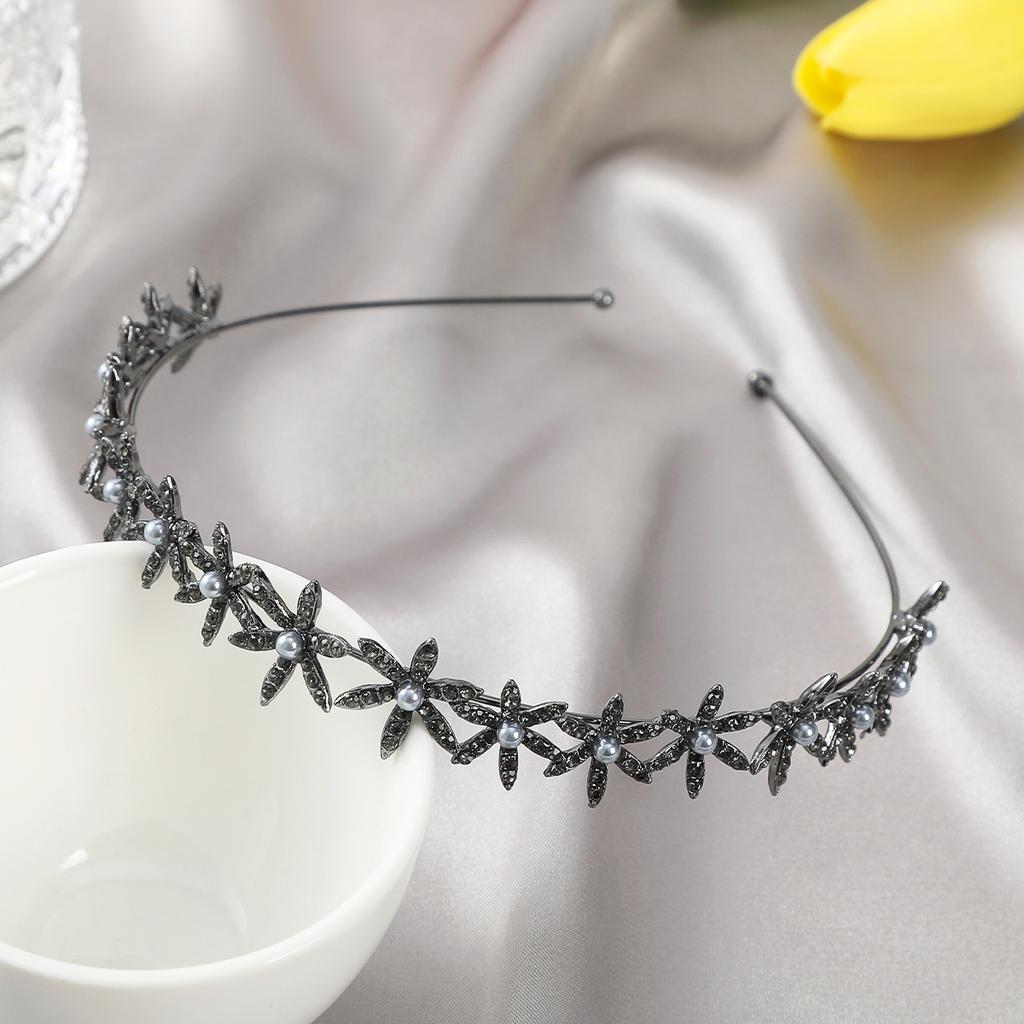 Strass Sechsblütenblatt Stirnband Damen Luxus Kopfreif Band Mode Party Haaraccessoires Haarband Reifen Kopfschmuck