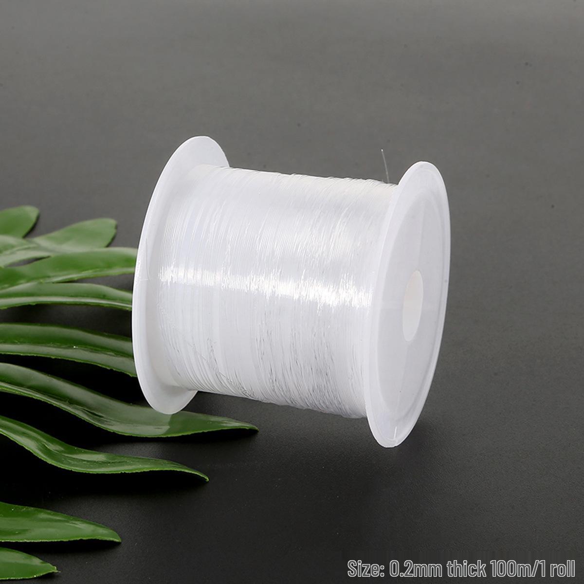 

Прозора нееластична кришталева нитка для бісероплетіння для виготовлення ювелірних виробів