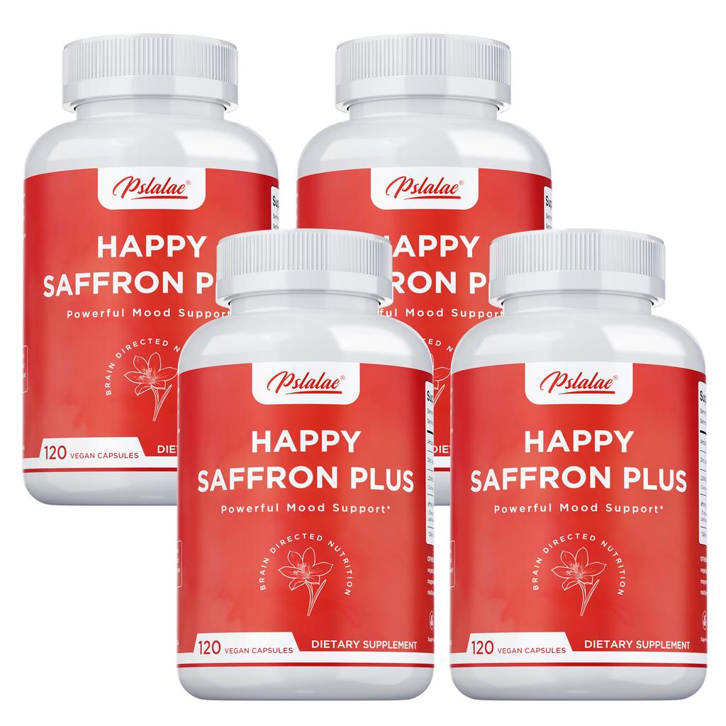Curcumin capsules with zinc and saffron extract; supports mood regulation and boosts daily vitality; suitable for adults.