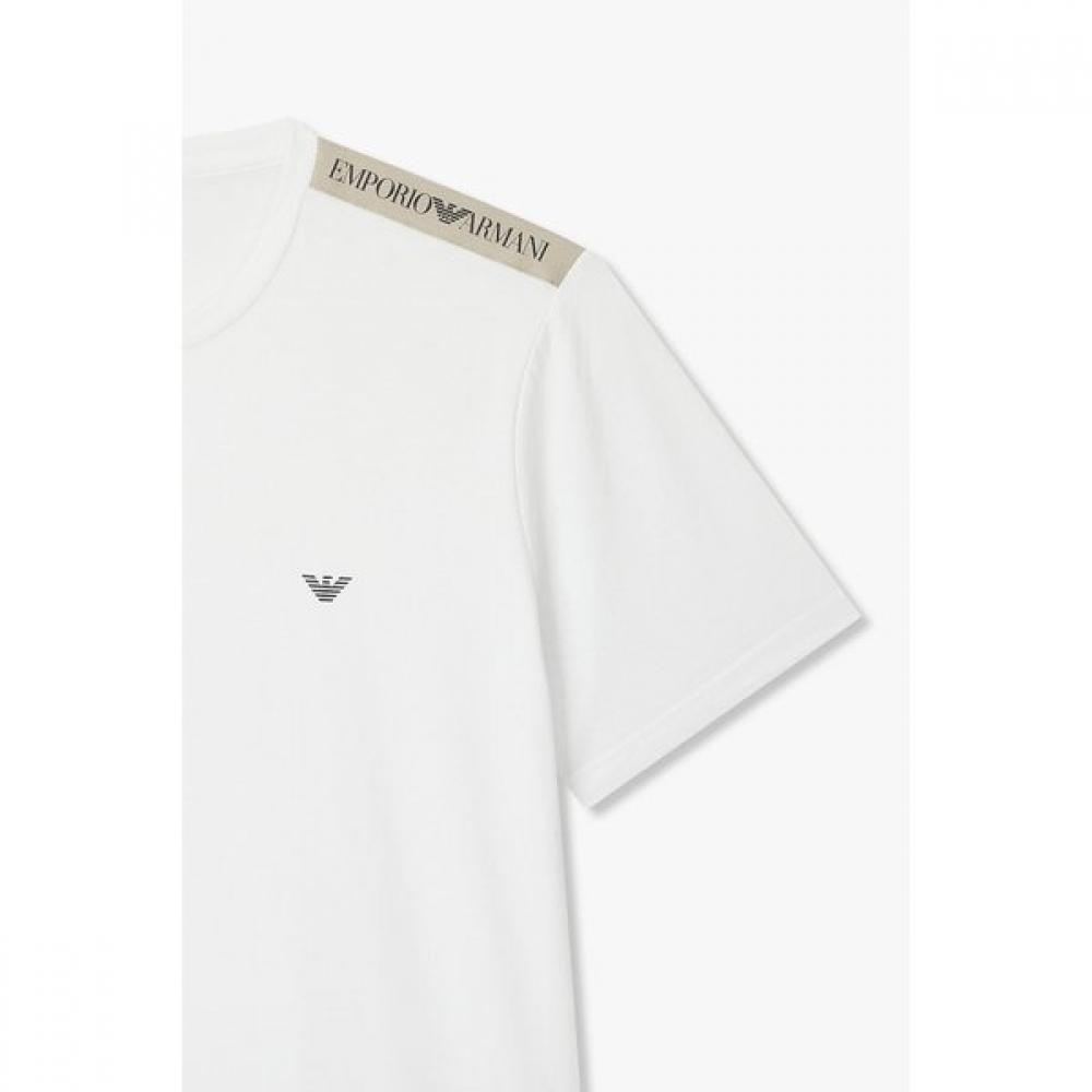 Emporio Armani Men S Logo PaTch ShorT Sleeve T ShirT 0816134042