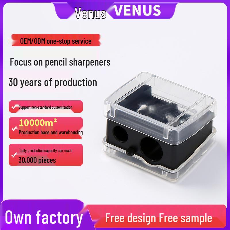 Beauty Makeup Dual-Hole Sharpener for Eyeliner and Eyebrow Pencils