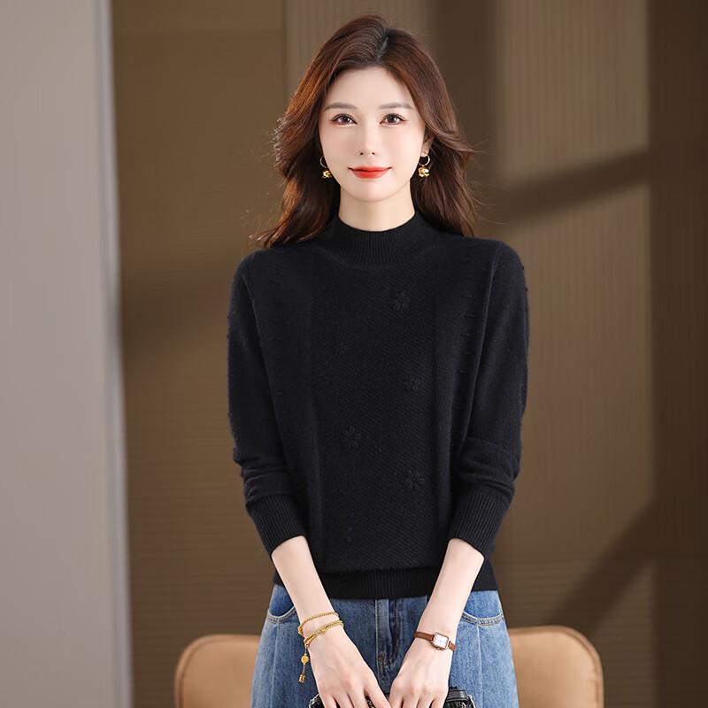 Women's Autumn/Winter Mock Neck Knit Sweater