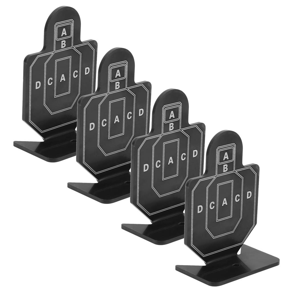 4Pcs Shooting Target Aluminium Alloy Shoot Range Trian Stand Indoor EntertainmentB Type