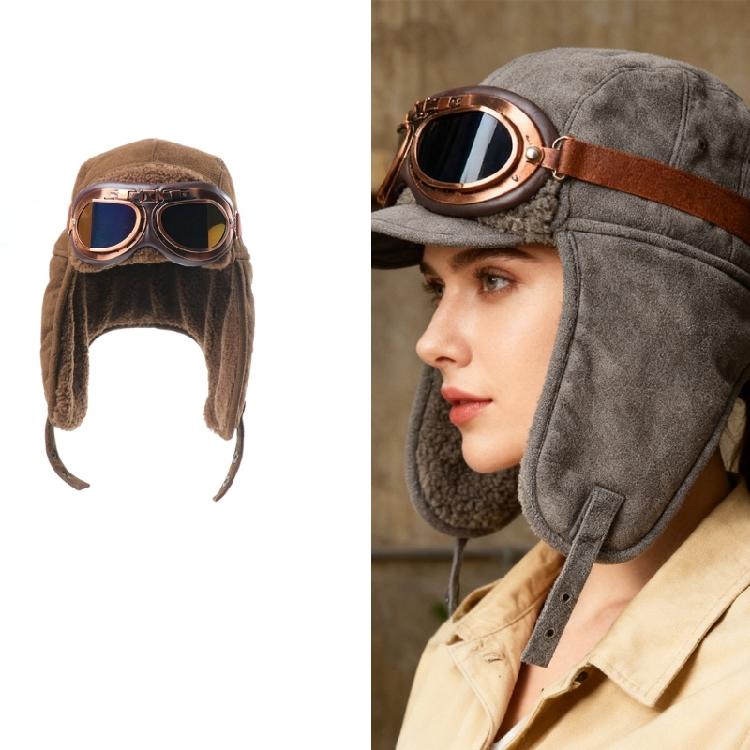 Reversible Winter Hat With Thermals Ear Cover Windproof Goggles Light weight Polyester Materials For Outdoor Lover