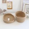 Tissue Box Cover Handmade Cotton Rope Napkin Tissue Holder Decorative Household Desktop Tissue Storage Box