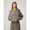 Gu Short Trench Coat Rokh