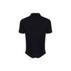 Emporio Armani SS23 Solid Vertical Striped Button Short Sleeve Polo Shirt Men tops Navy-Blue 3R1F71-1JGYZ-09J2