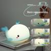 Whale Silicone Night Light: USB Rechargeable Tap Light for Kids' Bedroom - Perfect Sleep Companion and Birthday Gift