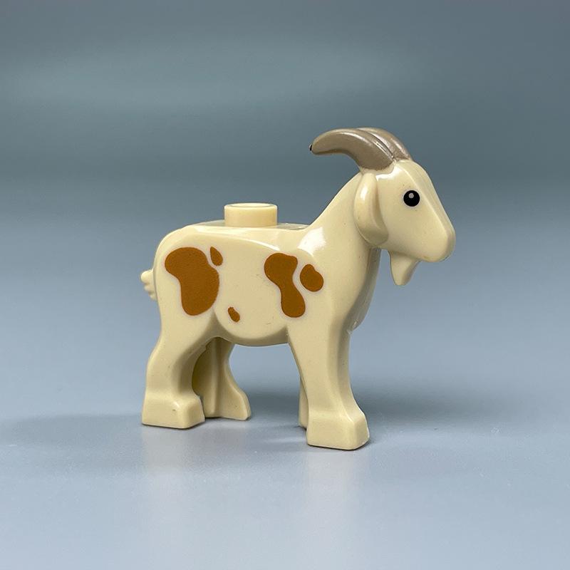 Animal Farm Building Blocks Set: Sheepfold, Cow Shed, Stable, Pigsty DIY Toy Assembly