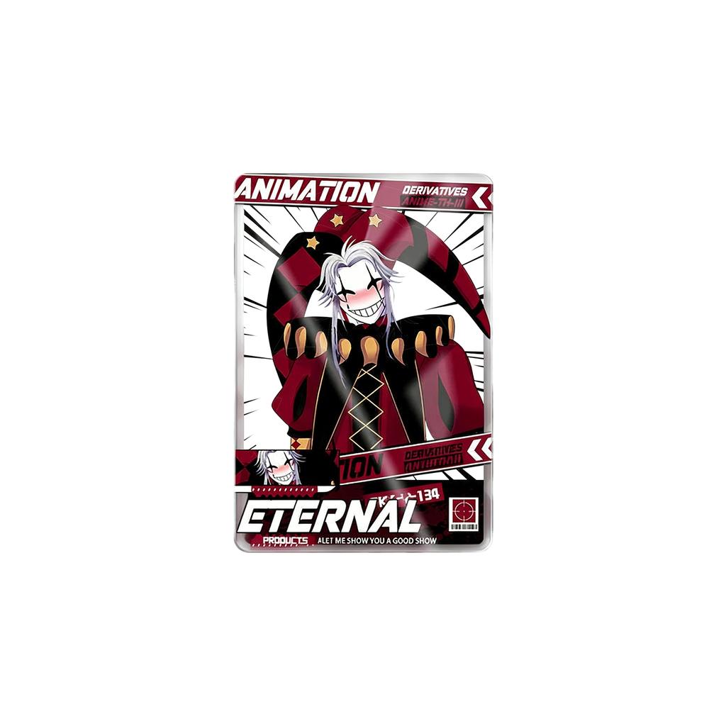 Carnival- Acrylic Transparent Card Pendant - Ita Bag Charm & Photo Prop Accessory (with Bead Chain)