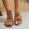 Women Sandals Summer Bohemia Style Sandals Women Soft Bottom Low Heels Shoes Woman Non-slip Summer Shoes Sandalias De Mujer