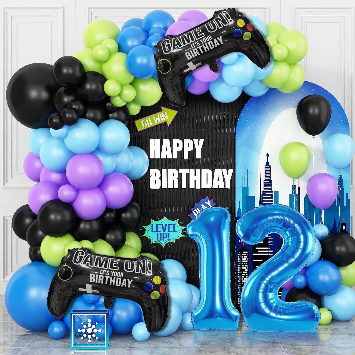 Game Theme Balloon Sets for Children s Birthday Party Decoration and Arrangement Supplies Game themed balloon set