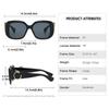 Big Frame Luxury Brand Designer Vintage Square Sunglasses Women For Men Sun Glasses Punk Classic Outdoor Gold Leopard Shades