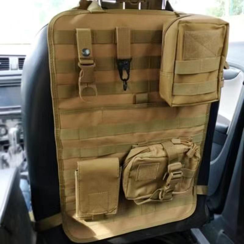 Tactical Molle Car Seat Organizer for Tablets