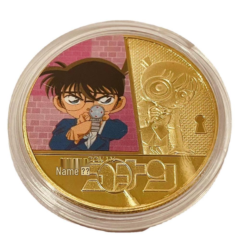 Detective Conan Kaito Kid Commemorative Die-Cast Metal Coins Collection