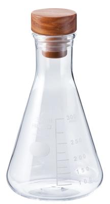 HARIO Erlenmeyer Flask Storage, Large, Clear, SFS-L