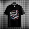 Funny Stars Stripes 250 Years America 250th Graphic Tshirt 100 Cotton Short Sleeve Round Neck Casual All Season Tshirt