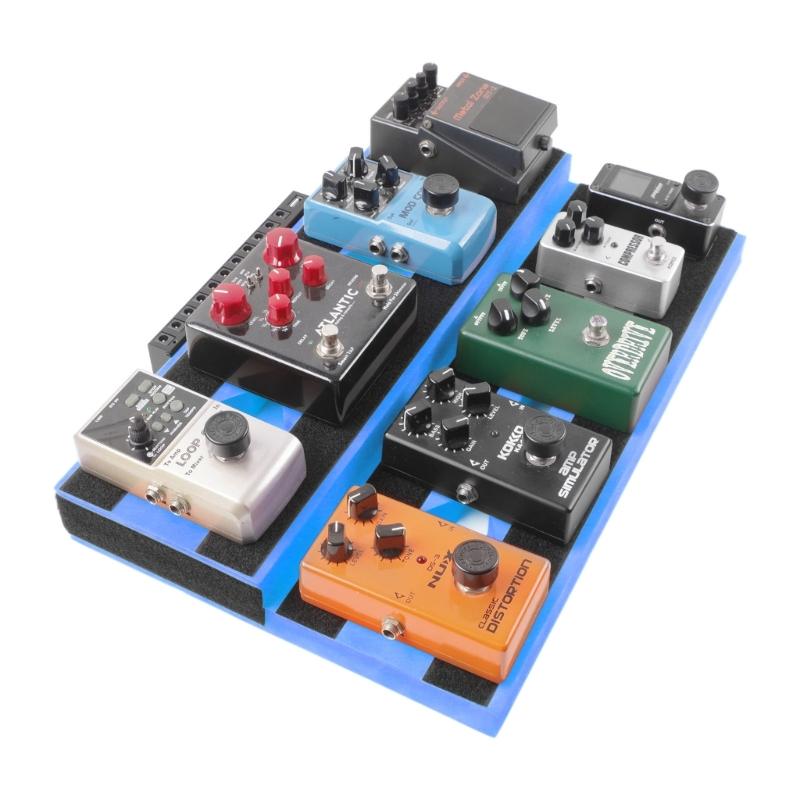 Guitar Effect Pedal Board Step Design Guitar Accessories Effects Bracket Nonslip Effect Track Board Effect Attachment