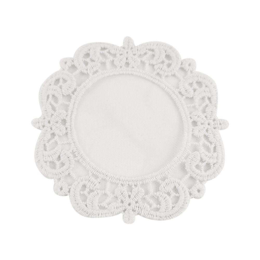 

Кухонные принадлежности Кружево Вышитые Подставки Подстаканники Вечеринка Свадьба Украшения Дома Скатерть White-2