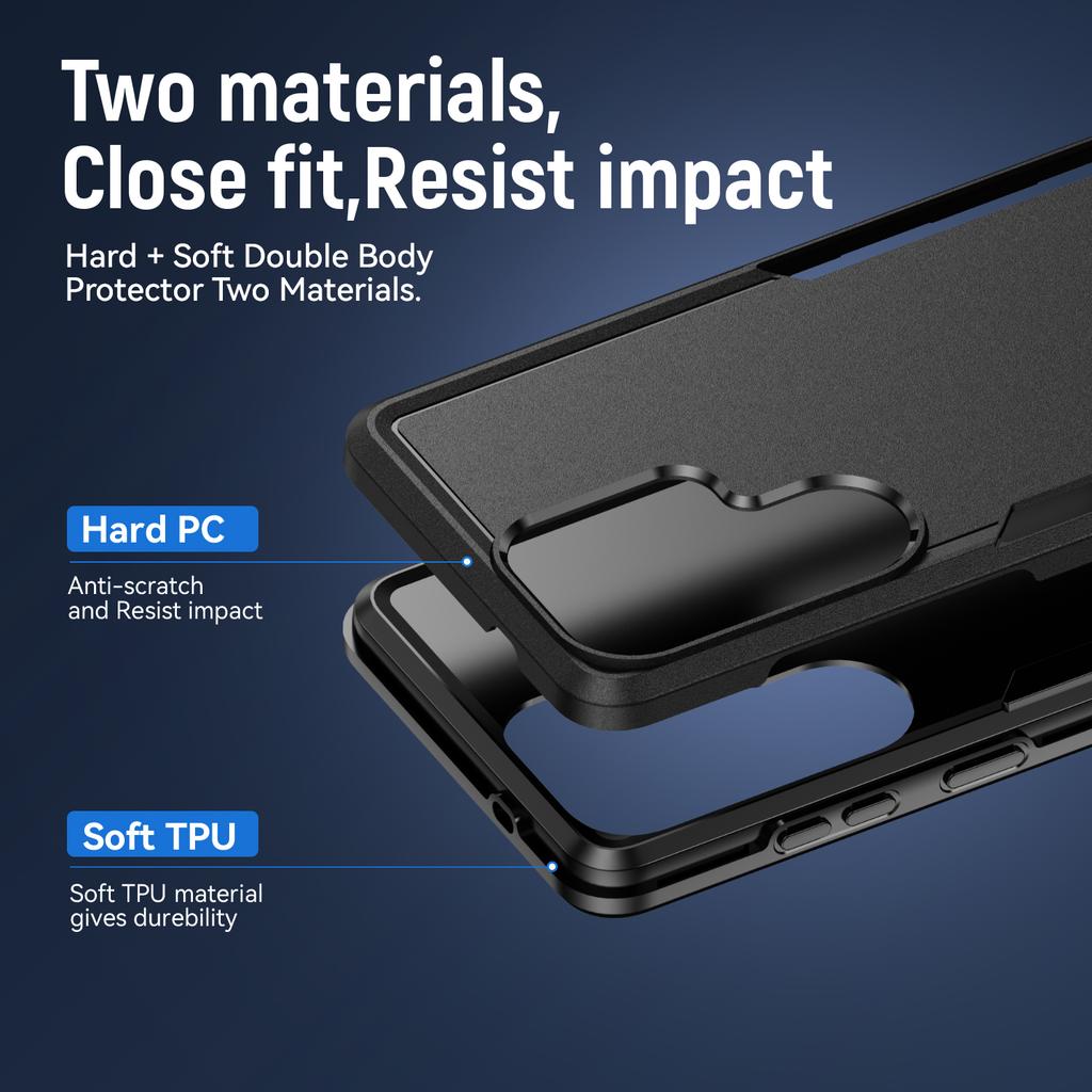 Dual Layer Case for Samsung Galaxy S26 Ultra S25 Plus S24 FE S23 S22 A57 A37 A17 5G A56 A36 A16 Military Grade Anti-Drop Cover