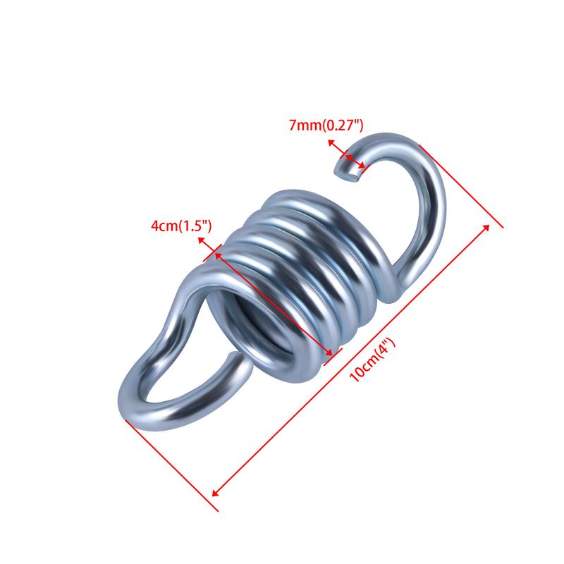 Swing Springs Heavy Duty,4inch,1 and 2pcs Silver 1pcs Black Heavy Duty Spring Hammock Chair Spring Porch Swing Spring Hooks