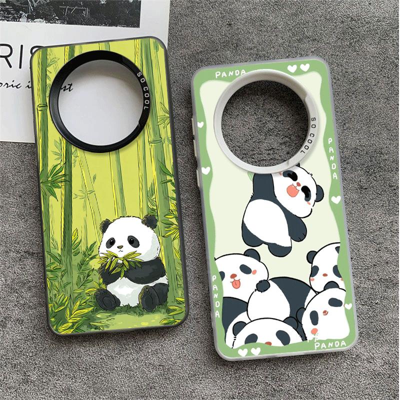 Cute Cartoon Panda Soft Phone Case for Xiaomi Redmi Note 13 14 15 Pro Plus 12S 12 11S 11 11T 10S 10 Shockproof Cover Back Shell