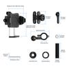 Motorcycle Phone Holder Adjustable Motorcycle Phone Mount Anti-Theft Navigation Bracket for Motorcycle