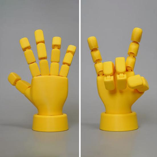 Articulated Hand Model Artist Drawing Manikin Hand Mannequin with Flexible Fingers Hand Ornament for Desktop Decor Stress Relief