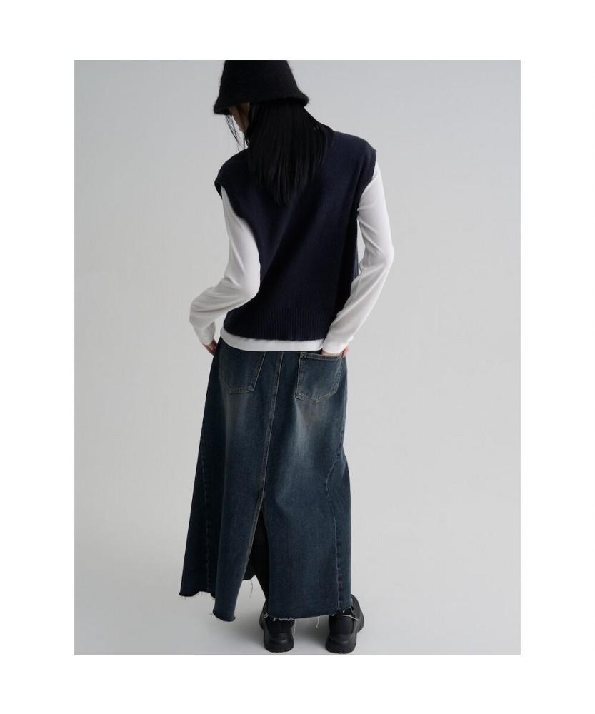 8seconds Soft Touch V-Neck Vest Navy