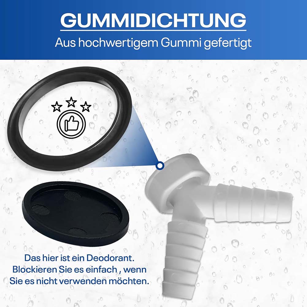 

Simultaneous Drain Connection Adapter for For washing Machine and Dishwasher 1 Inch DN25 PVC Secure Clips and Accessories China Mainland