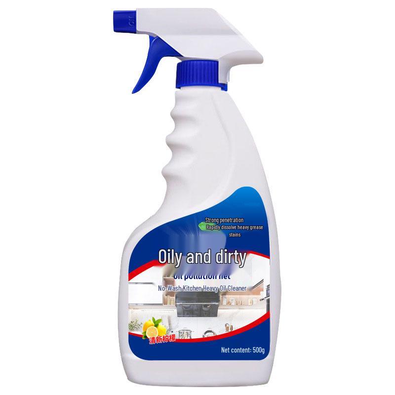 Heavy Duty No-Rinse Kitchen Oil Stain Cleaner for Range Hoods