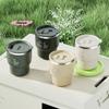 M-400ML Edelstahl Thermobecher doppelwandig isolierter Wasserbecher tragbarer versiegelter Tumbler für Büro Kaffee Milch Studentengebrauch