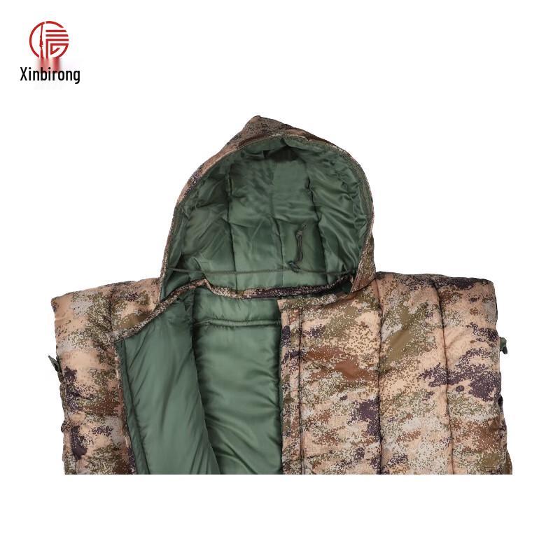 Xinbirui Camping Warmer Baumwoll-Schlafsack im Jacken-Stil