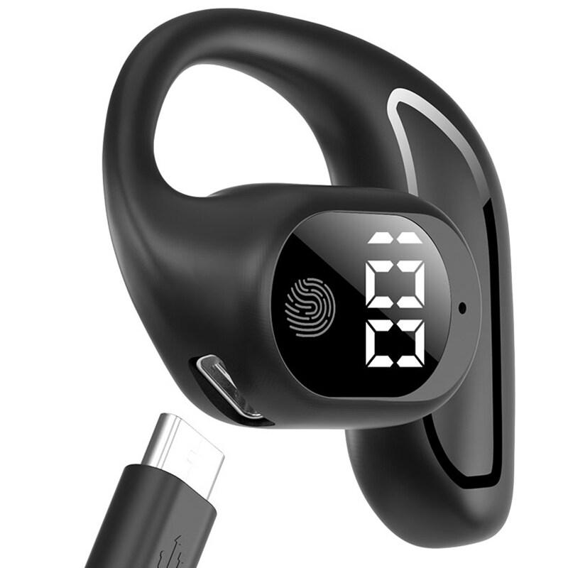 TWS Bluetooth 5.3 Wireless Bone Conduction Headphone Ear Hook Music Noise Canceling Headset HD Call Sports Earphone