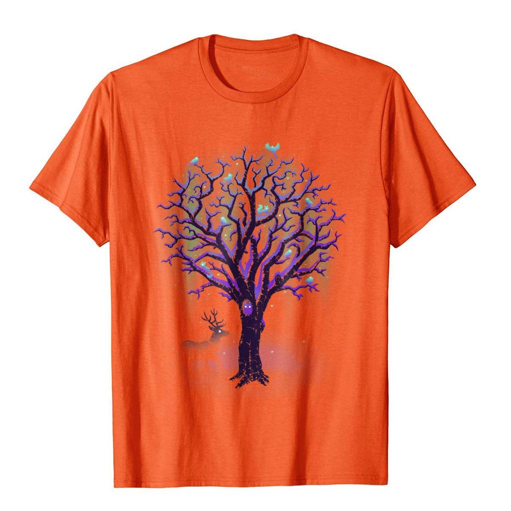 Shirt.Woot Under Northern Lights T-Shirt 3D Style Top T-Shirts Funny Tops & Tees Cotton Men Printed On