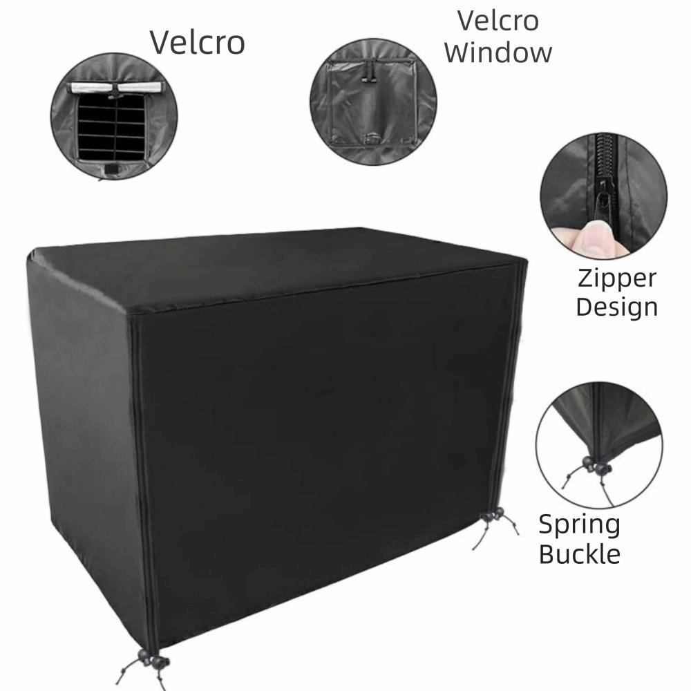 Waterproof Pet Kennel Cover Thickened Warm Rainproof Case Dog Cage Cover Sun Protection