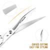 High-End Double-Tailed Bend, Matte 7.0-Inch Bend Scissors, Pet Scissors, Professional Grade, Up And Down Bends, For Pet Masters