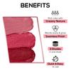 RENEE Glam Stack Creme Lip & Cheek Tint - Pink 4.5g - 3 Shades in 1, Rich Creamy Natural Seamless Finish, Smooth & Blendable Formula - Travel Frien