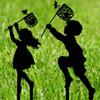 Metal Garden Decorative Ground Inserts Charming Butterfly Pattern for Boys and Girls Ideal for Outdoor Garden Décor and Displays