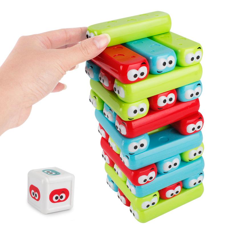 Stacking Music Stacking High-Level Stacking Pumping Building Block Puzzle Children'S Toys Puzzle Table Games Parent-Child Interaction