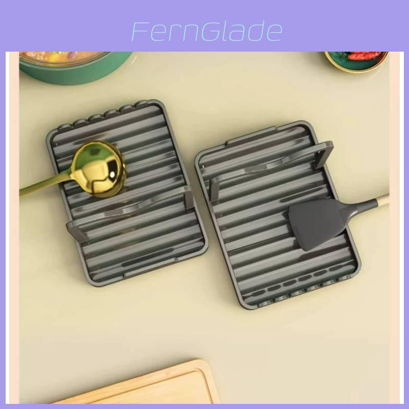 Kitchen Cookware Lid And Utensil Organizer With Aluminum Alloy Surface Mount For Countertop Use