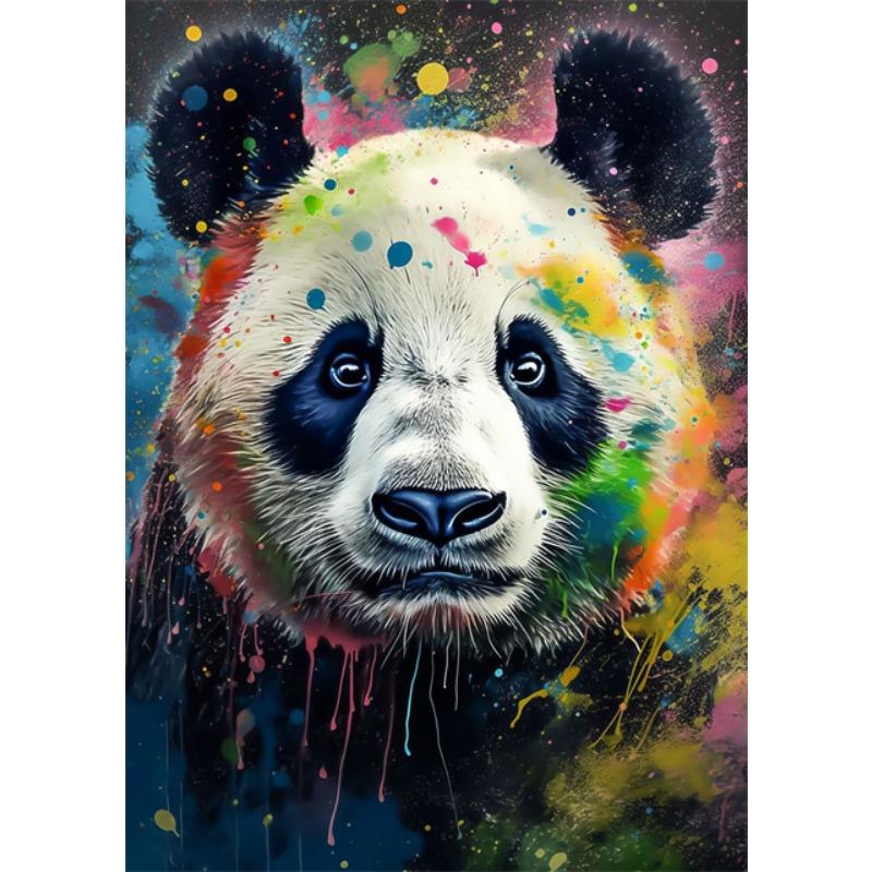 Abstract Graffiti Wall Art Canvas Painting Watercolor Monkey Snake Lion Tiger Animal Portrait Poster for Living Room Home Decor