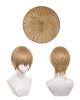 Gintama Okita Sougo Cosplay Shinsengumi with Gintama Hijikata Toushirou Kagura Adult Event Sougo Wig [Kamihei Ryohin] Costume, Uniform, Wig, Cosplay,