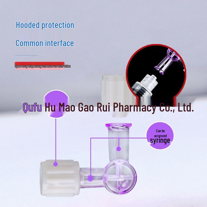 Disposable Two-Way Mesotherapy Syringe Valve for Drug Mixing