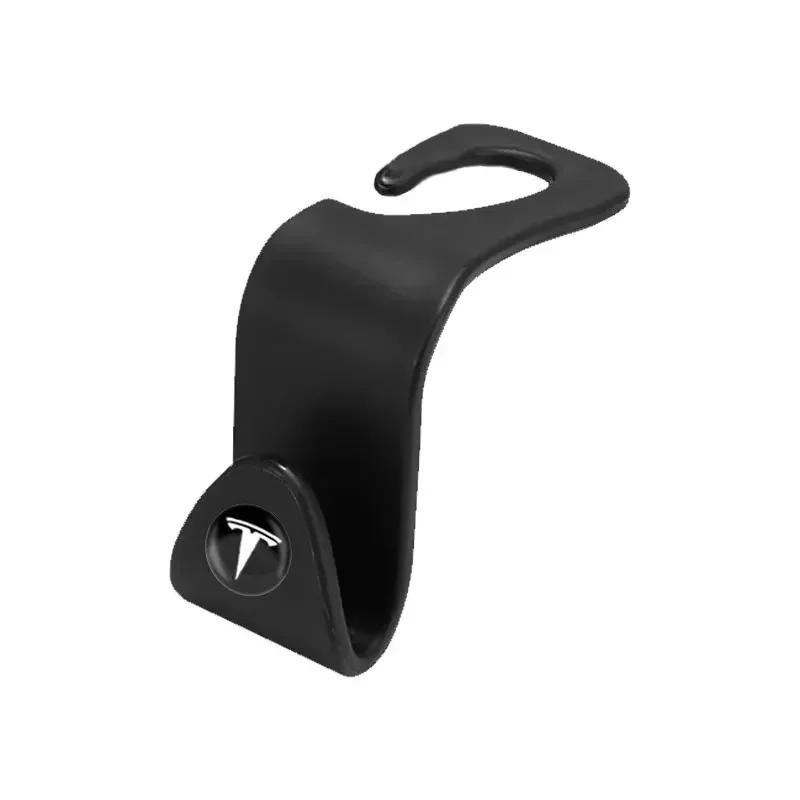 

Car Sticker Tesla 1/2pcs Car Interior Seat Back Hooks organizer For Tesla Model 3 2021 S X Y Style Roadster Invader Coil Mod WYE