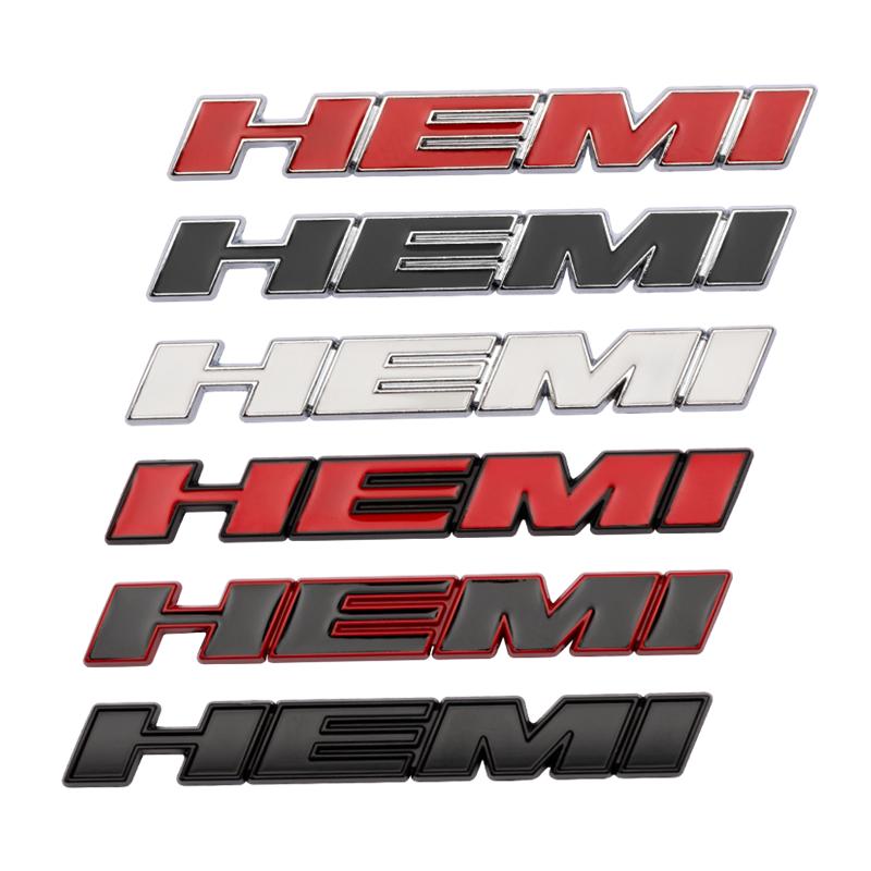 Car Front Grille Emblem Body 3D Hemi Sticker  for Dodge RT RAM Jcuv Nitro Caliber Viper Dakota Journey Caravan Charger Durango
