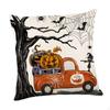 Halloween Pillow Cover Cushion Square Lightweight Decorative Soft Polyester Case for
